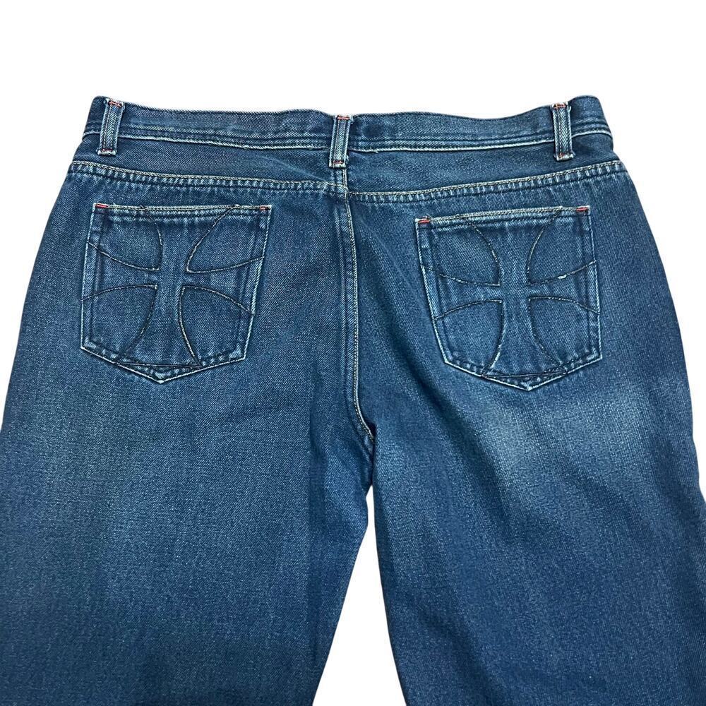 Steve and Barry’s Cross Pocket Mid Rise Bootcut Jeans Size 14
